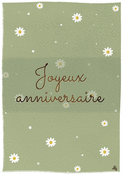 Joyeux anniversaire fleuri pour 50 ans
